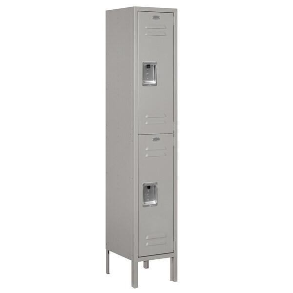 Salsbury Industries Wardrobe Locker, 66 in. H x 12 in. D, Gray 62152GY-U